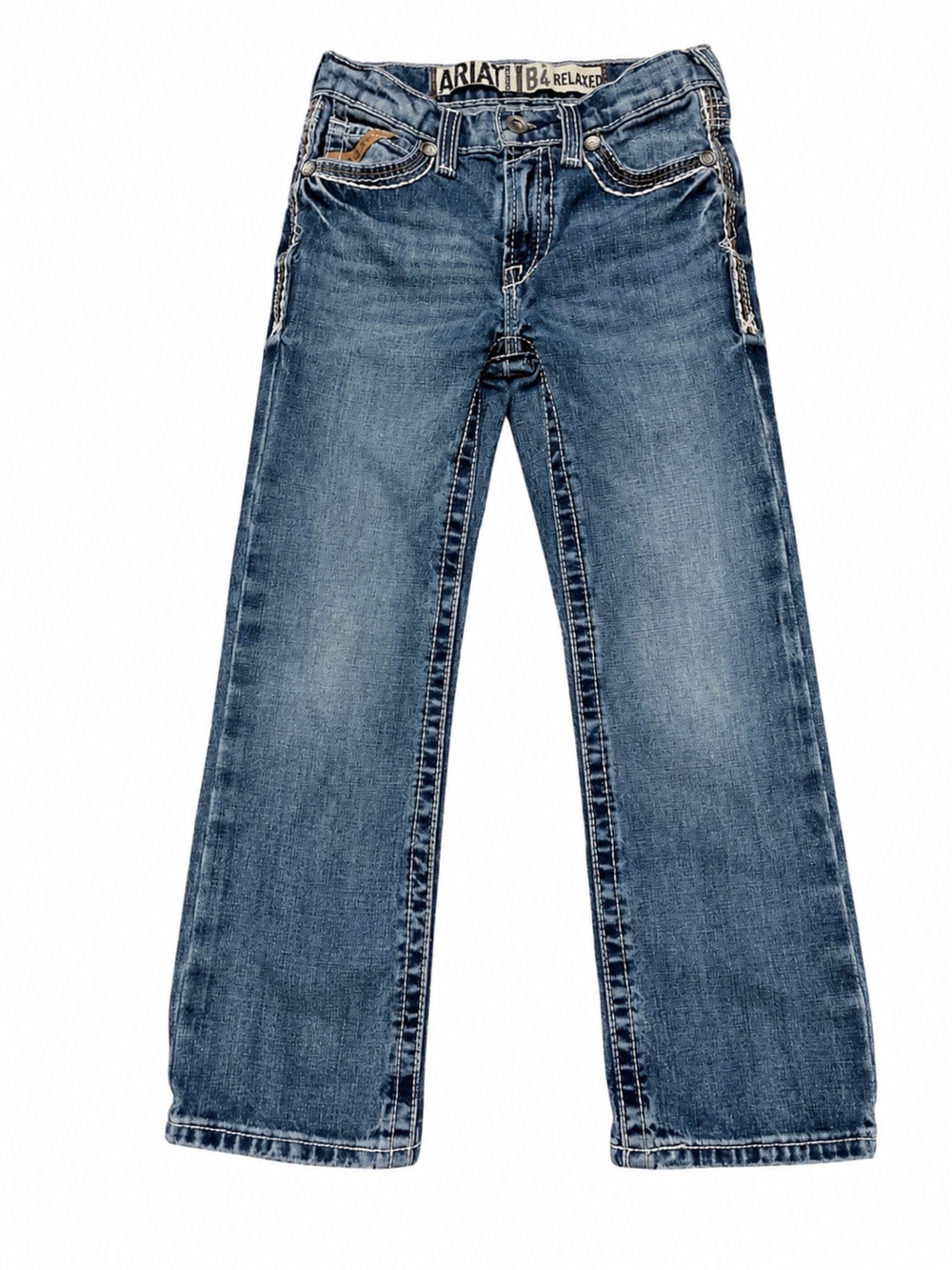 Ariat Kids Faded Blue Denim Jeans size 8